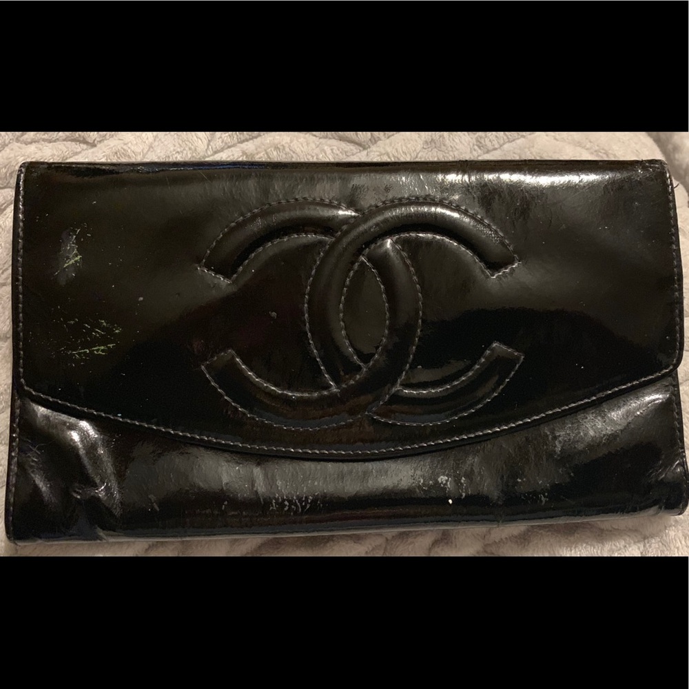 Authentic Chanel Patent Leather Purse/Wallet